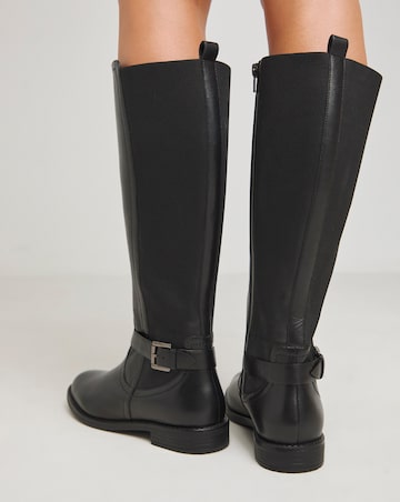 Fala Leather Elasticated Riding Boots - Extra Wide Fit (EEE) & Standard Calf