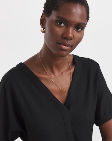 Textured Jersey Smock Dress