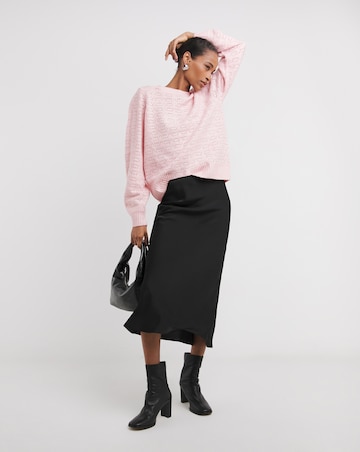 Open Stitch Crew Neck Jumper