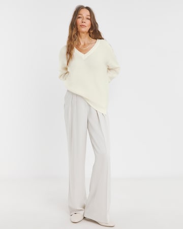 Ivory V Neck Tunic