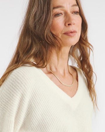 Ivory V Neck Tunic