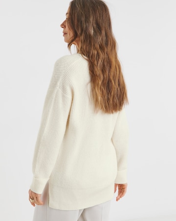 Ivory V Neck Tunic