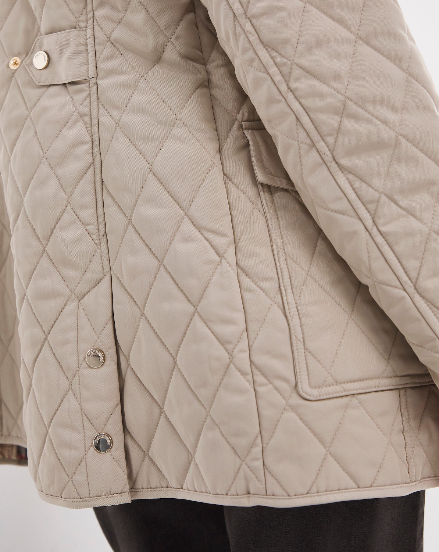 Dannimac longline deals quilted jacket