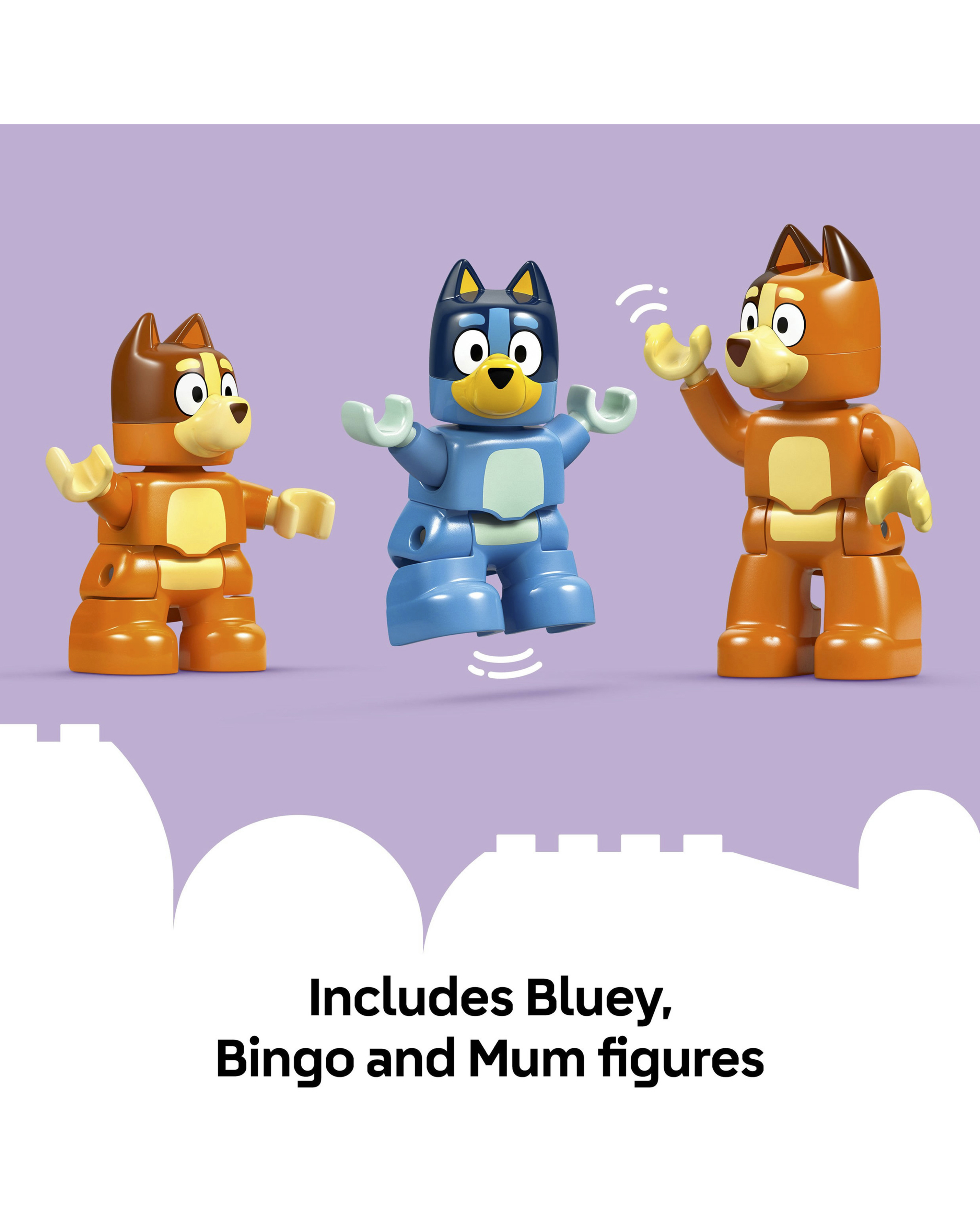 LEGO DUPLO Bluey: Bluey's Family House with Memory Game 10459