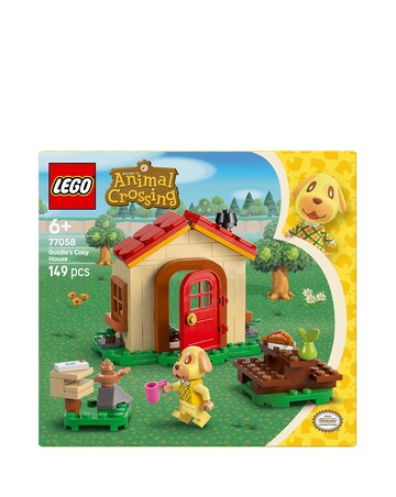 LEGO Animal Crossing Goldie's Cosy House Building Playset 77058