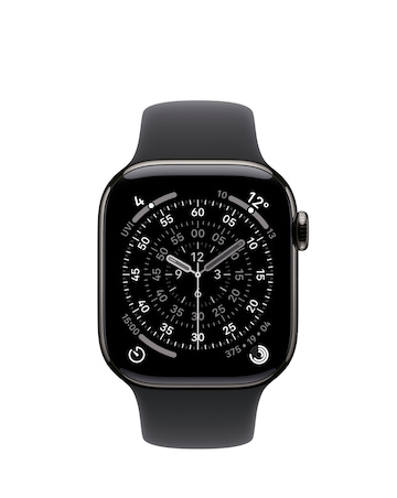 Apple Watch Series 11 GPS 42mm - Jet Black Aluminium/Black Sport Band - M/L