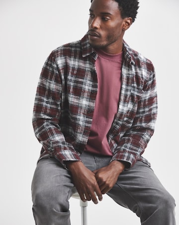 Union Garment Dyed T-Shirt- Burgundy