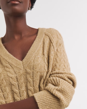Cable V Neck Tunic