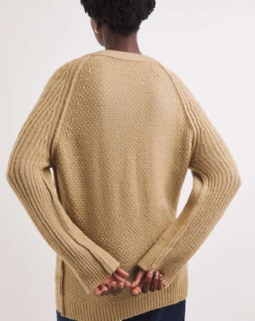 Cable V Neck Tunic