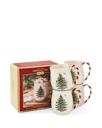 Spode Christmas Tree Mug Set of 4