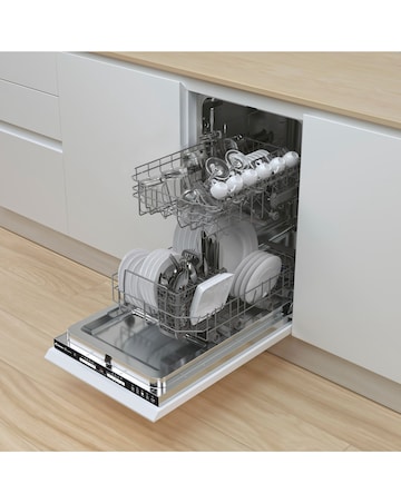 Candy Brava CDIH 2L952-80 Integrated Slimline Dishwasher 9 Place Settings Black
