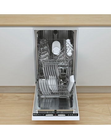 Candy Brava CDIH 2L952-80 Integrated Slimline Dishwasher 9 Place Settings Black