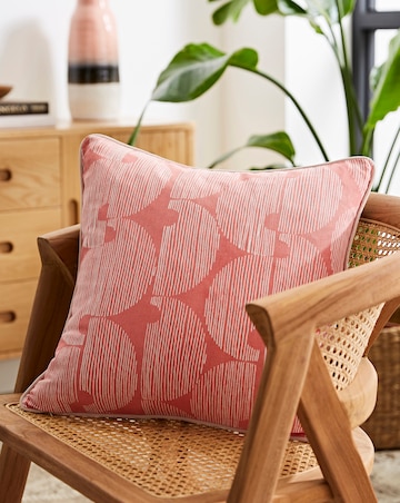 Blush Circle Marked Cushion Cover