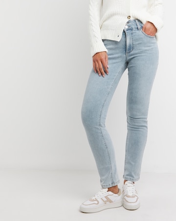 Dream Sculpt Light Blue Straight Leg Jeans