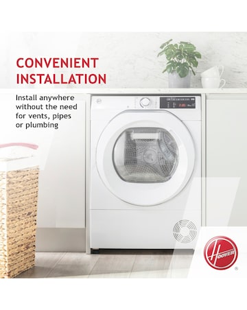 Hoover H-DRY 500 NDEH11A2TCEXM 11kg Heat Pump Tumble Dryer, White , A++ Rated