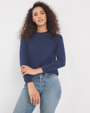Basic Crew Neck Long Sleeve Regular Fit T-Shirt