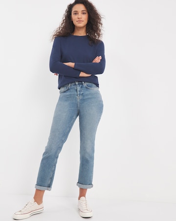Basic Crew Neck Long Sleeve Regular Fit T-Shirt