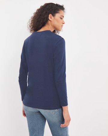 Basic Crew Neck Long Sleeve Regular Fit T-Shirt