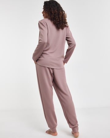 Supersoft Henley Waffle Pyjama Set