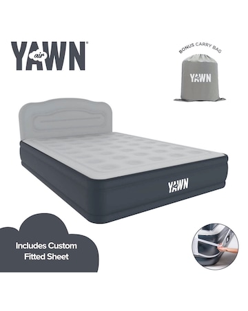 Yawn King Airbed (with custom fitted sheet)