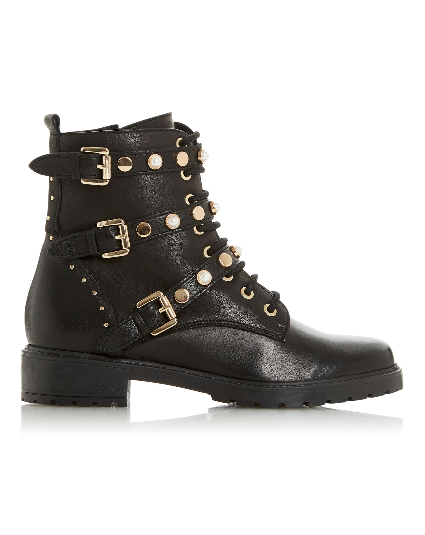 Dune pearl sales biker boots