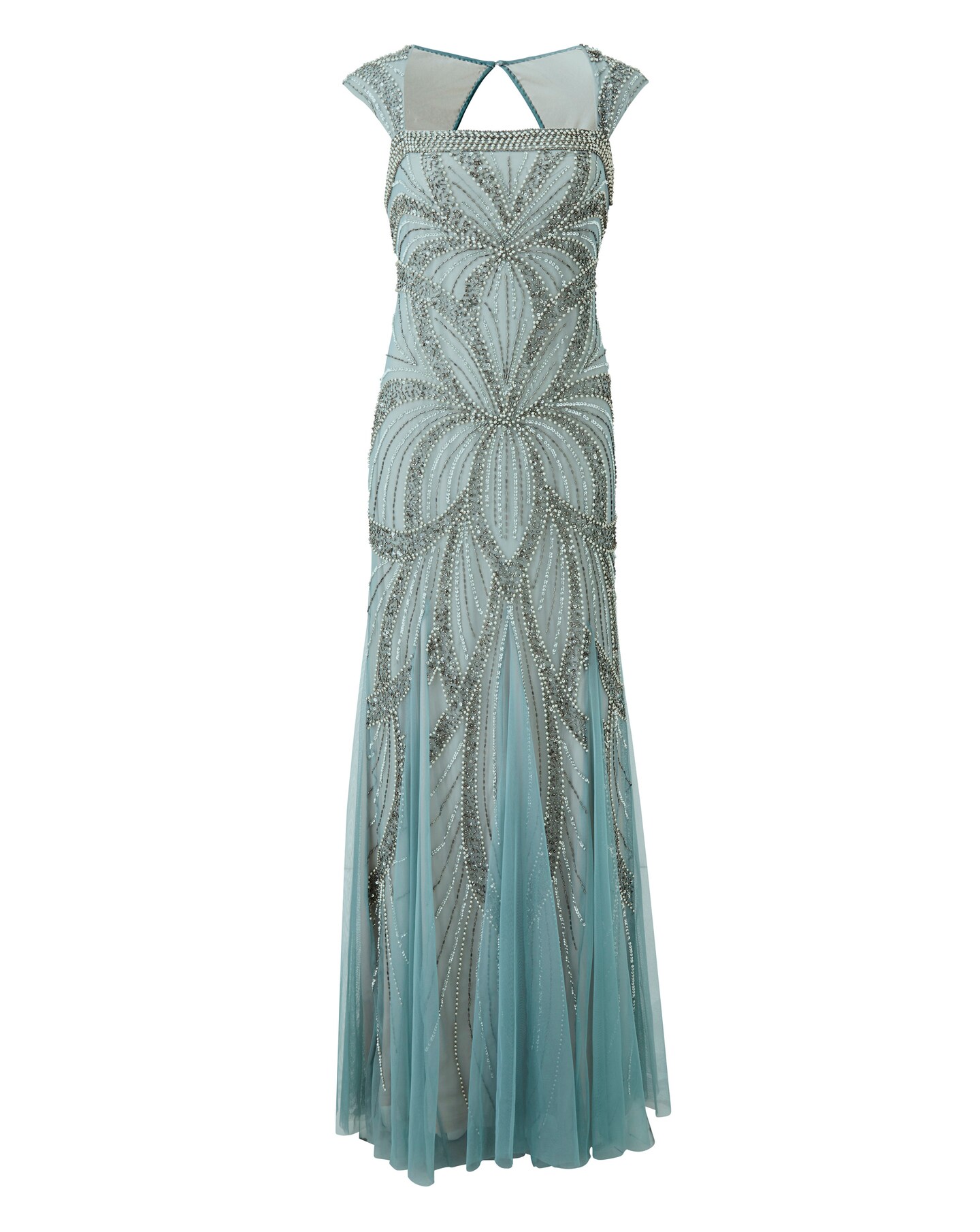 joanna hope stretch beaded maxi dress