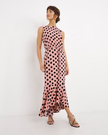 Joanna Hope Spot Column Maxi Dress