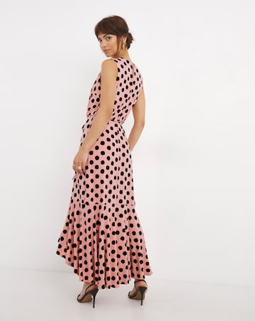 Joanna Hope Spot Column Maxi Dress