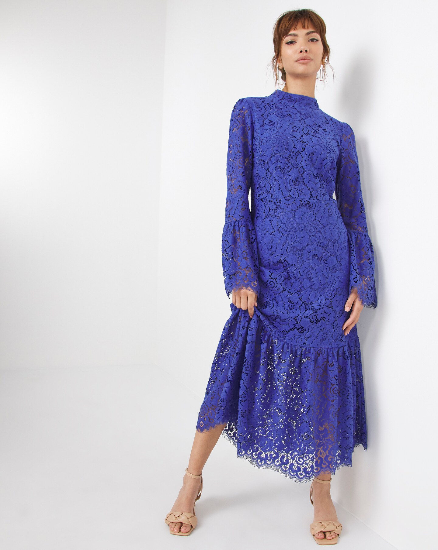 Joanna Hope Lace Midi Dress Marisota