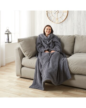 Cosy Fleece Wearable Blanket