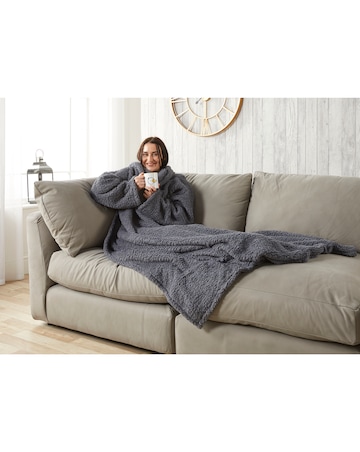 Cosy Fleece Wearable Blanket
