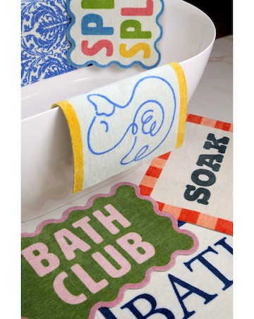 My Mat Splish Splash Printed Nylon Bathmat