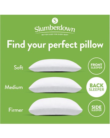 Slumberdown Anti Allergy Medium Support 4 Pack Pillows