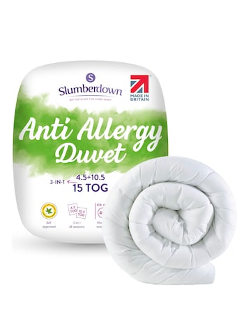 Slumberdown Anti Allergy All Seasons 15 Tog Duvet