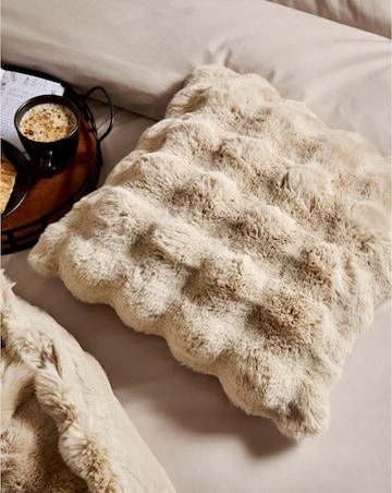 Bubble Faux Fur Cushion