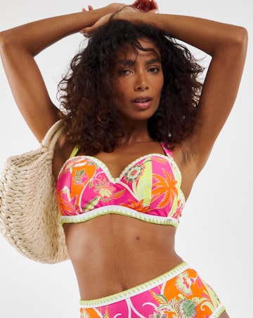 Figleaves Frida Underwired Bandeau Bikini Top