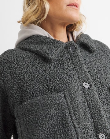 Grey Borg Shacket