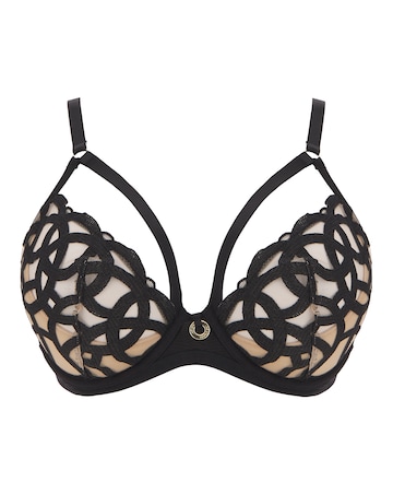 Luna Embroidery Plunge Bra