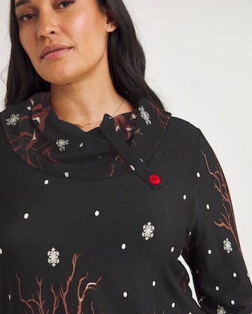 Joe Browns Black Winter Wonderland Christmas Tunic